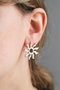 Heliophilia Silver Pendientes de Plata con Circonita
